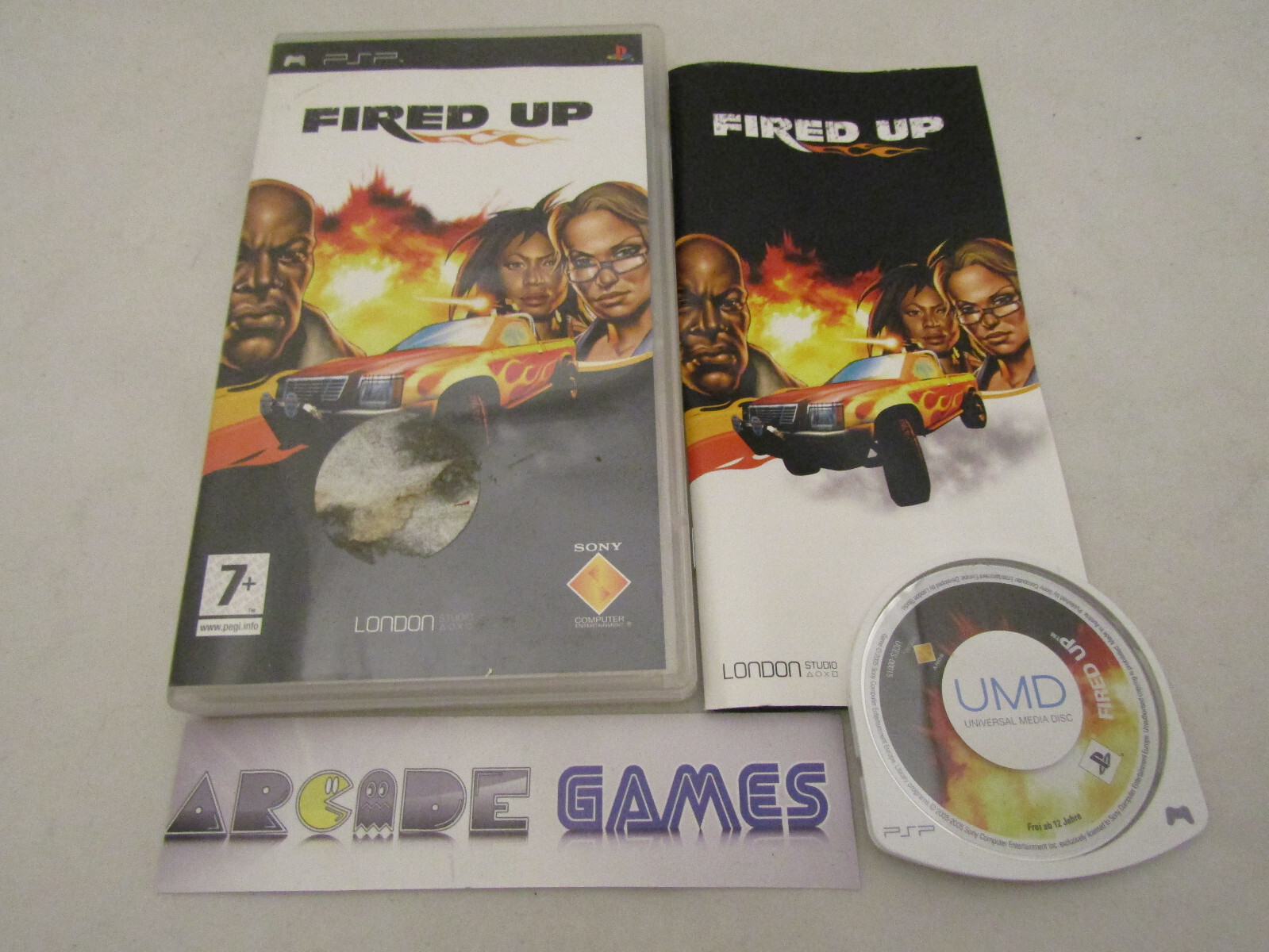 FIRED UP SONY PSP EN (vendeur pro)