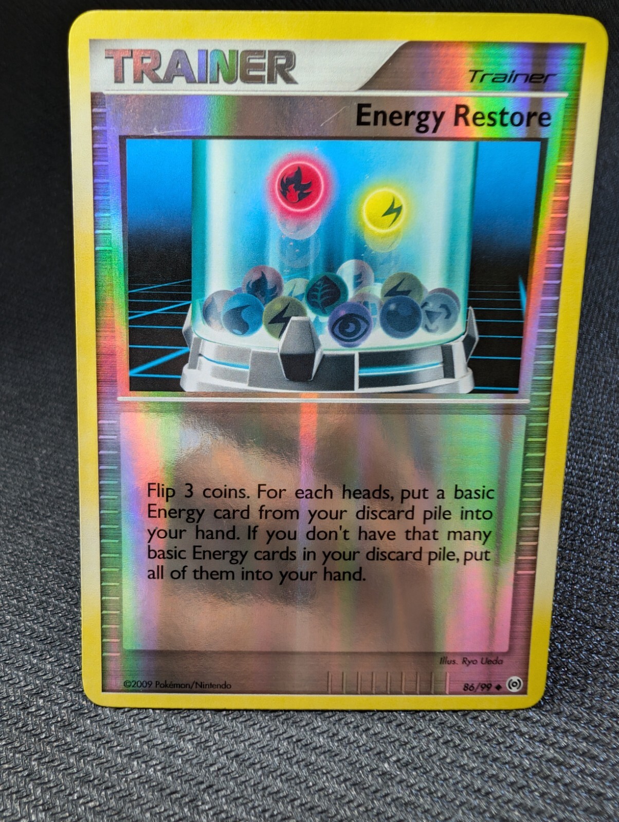 Pokemon Card Energy Restore Arceus 86/99 Reverse Holo Uncommon (NM)