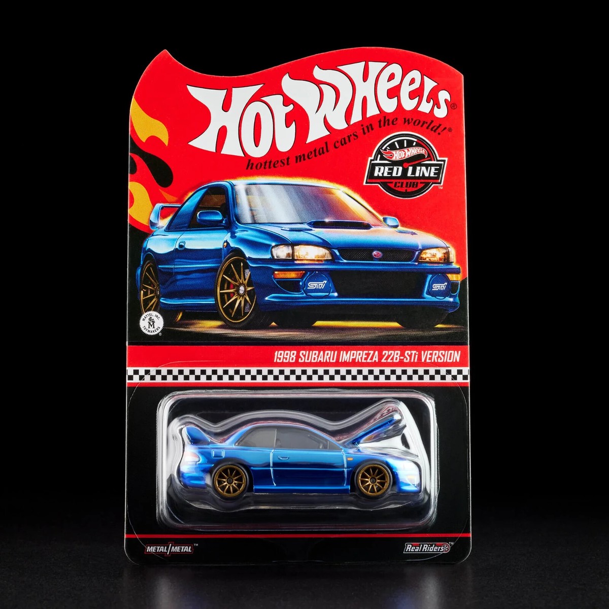 ホットウィール RLC インプレッサ Hot Wheels RLC 1998 Subaru Impreza 22B-STi Version Blue