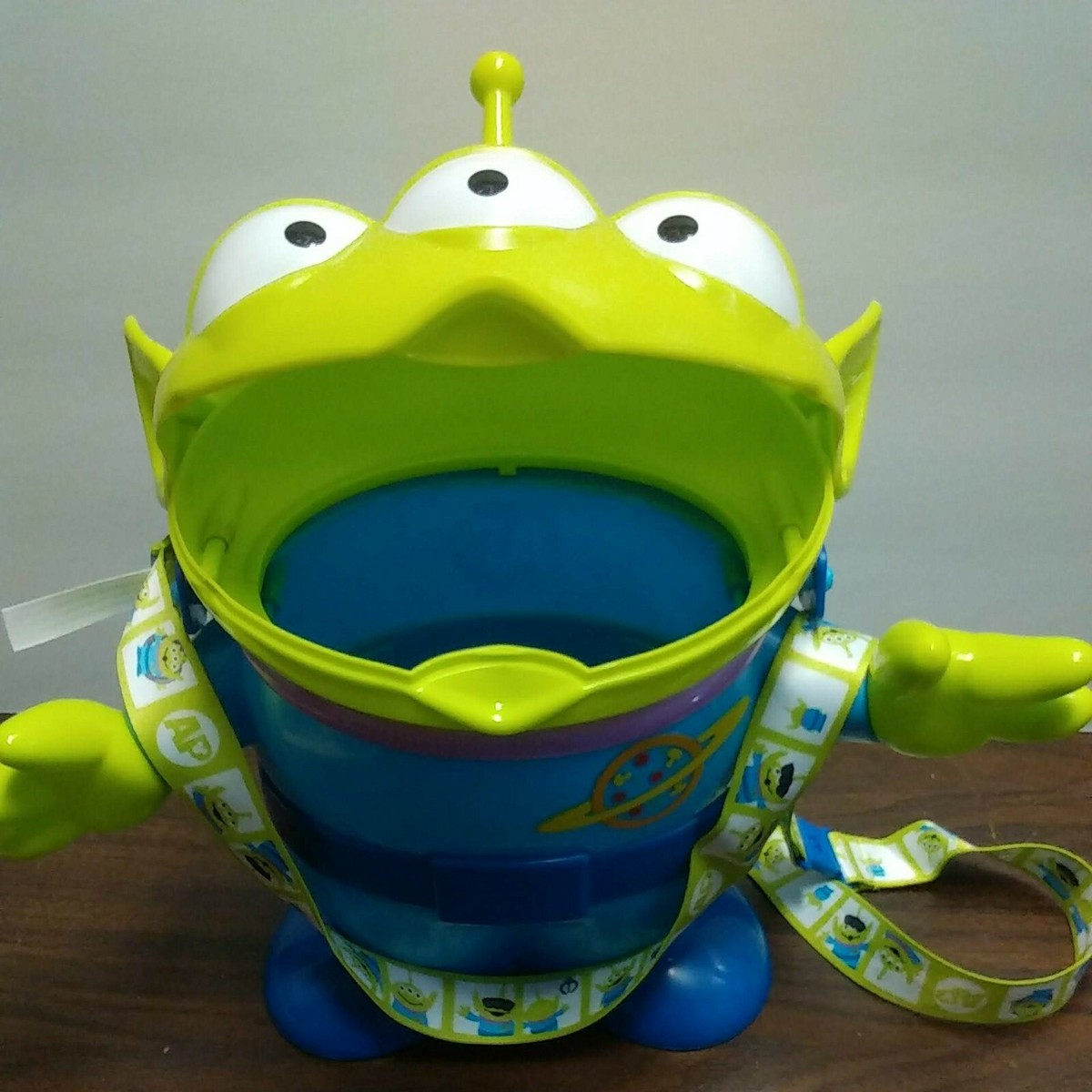 Disney World Parks Pixar Toy Story Green Alien Popcorn Bucket 11.5