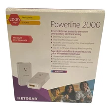 NETGEAR - Powerline 2000 + Extra Outlet New In Box Never Opened