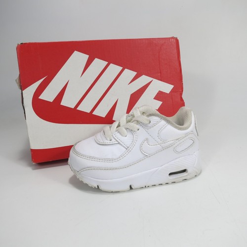 Nike Air Max 90 Jungen Größe 5C weiß sportliche Laufschuhe Turnschuhe CD6868-100 - Bild 13 von 13