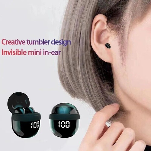 Invisible Sleep Wireless Earbuds Bluetooth 5.3 Headset TWS Waterproof Earphone - Picture 16 of 18