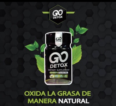 Go Detox Dietary Supplement Fat Burner Weight  Loss Support Gluten Free 