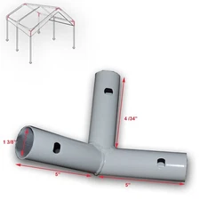 3-Way Corner Bracket for 10' X 20' Caravan Canopy Domain Carport Garage Parts D