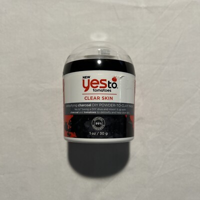 Yes to Tomatoes - Clear Skin - Detoxifying Charcoal DIY Powder to Clay Mask -NEW