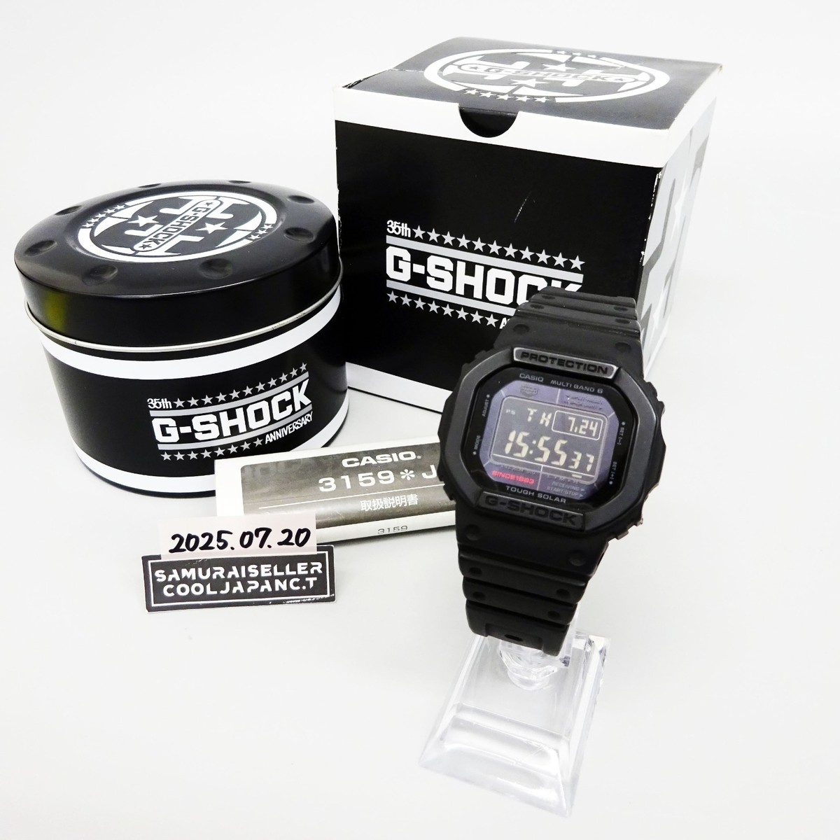 CASIOカシオG-SHOCK 35周年 電波ソーラー GW-5035A-1JR CASIO G-SHOCK 35th Anniversary Big Bang GW-5035A-1JR Men's