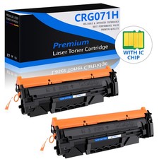 2PK 071H Toner Cartridge Compatible for Canon CRG 071H LBP 122dw / 122 / 120
