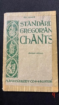 Vintage Standard Gregorian Chants Revised Edition No. 1460 B Desclée & Co.