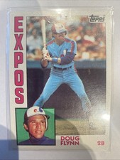 Doug Flynn 1984 Topps Baseball card 749 Expos