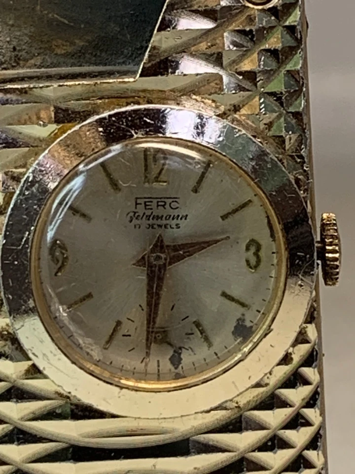 ANCIEN BRIQUET DE MARQUE RIVO SUISSE AVEC MONTRE DE MARQUE FERC N°619 - Photo 2/4