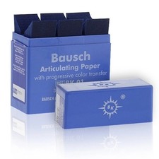 Bausch Bausch .008' (200 microns) BLUE Articulating Paper Strips, 300 Strips