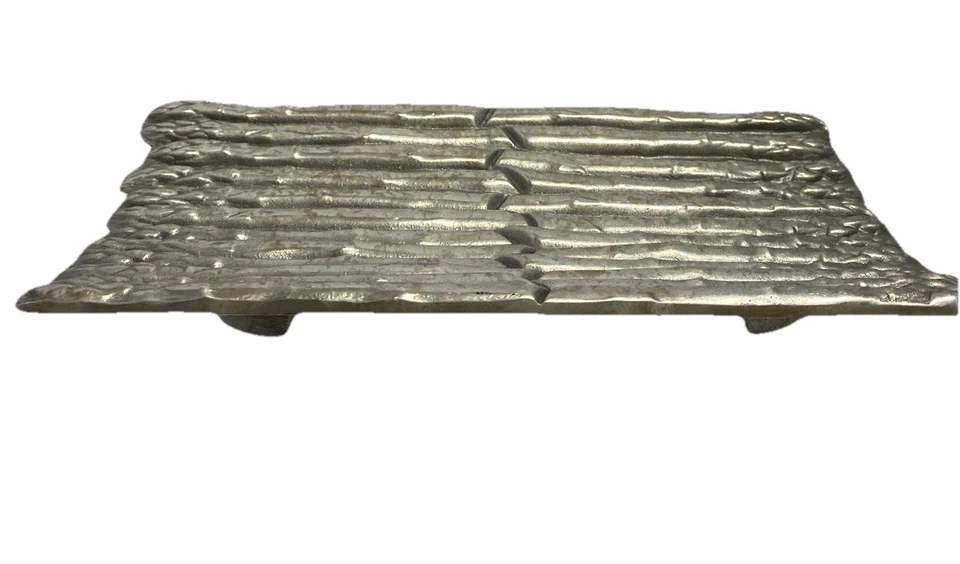 Bandeja de espargos Wilton Co RWP alumínio estanho pé 11-1/2" L x 6" W - Imagem 2 de 4