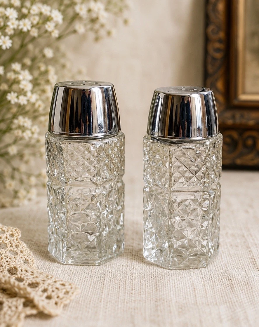 Crystal Salt & Pepper Salts&Pepper Shakers for sale | eBay