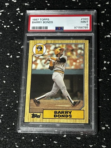 1987 Topps Barry Bonds #320, PSA 9 MINT 