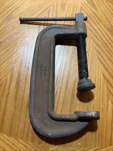 Vintage JH WILLIAMS AGRIPPA No. 106 C-Clamp Welding Heavy Duty Drop Forged USA