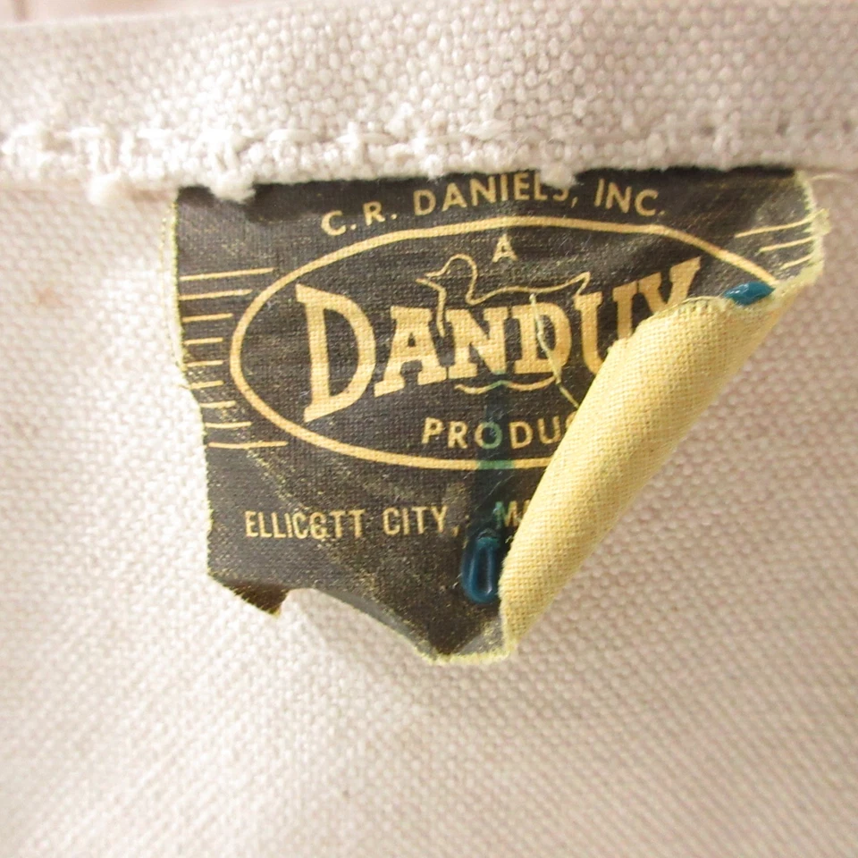 Dandux Canvas Tote Bag Coal CR Daniel Shoreman Lineman Boat Workwear USA Vintage - Image 2 of 4
