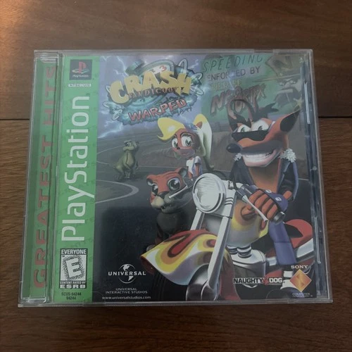 Crash Bandicoot Warped Sony PlayStation 1 PS1 Complete in Box CIB