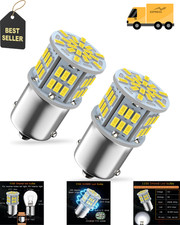 1156 Led Bulb Ba15s 1141 1003 7506 Reverse Backup Tail Parking Light 2pcs White