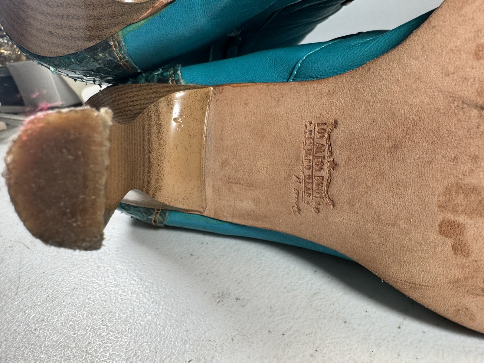 Los Altos Women’s Python Leather Western Boots Hi… - image 18