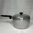 VTG Wagner Ware Sydney O Magnalite 4 QT Sauce Pot 4684-M With Lid Double Spouts