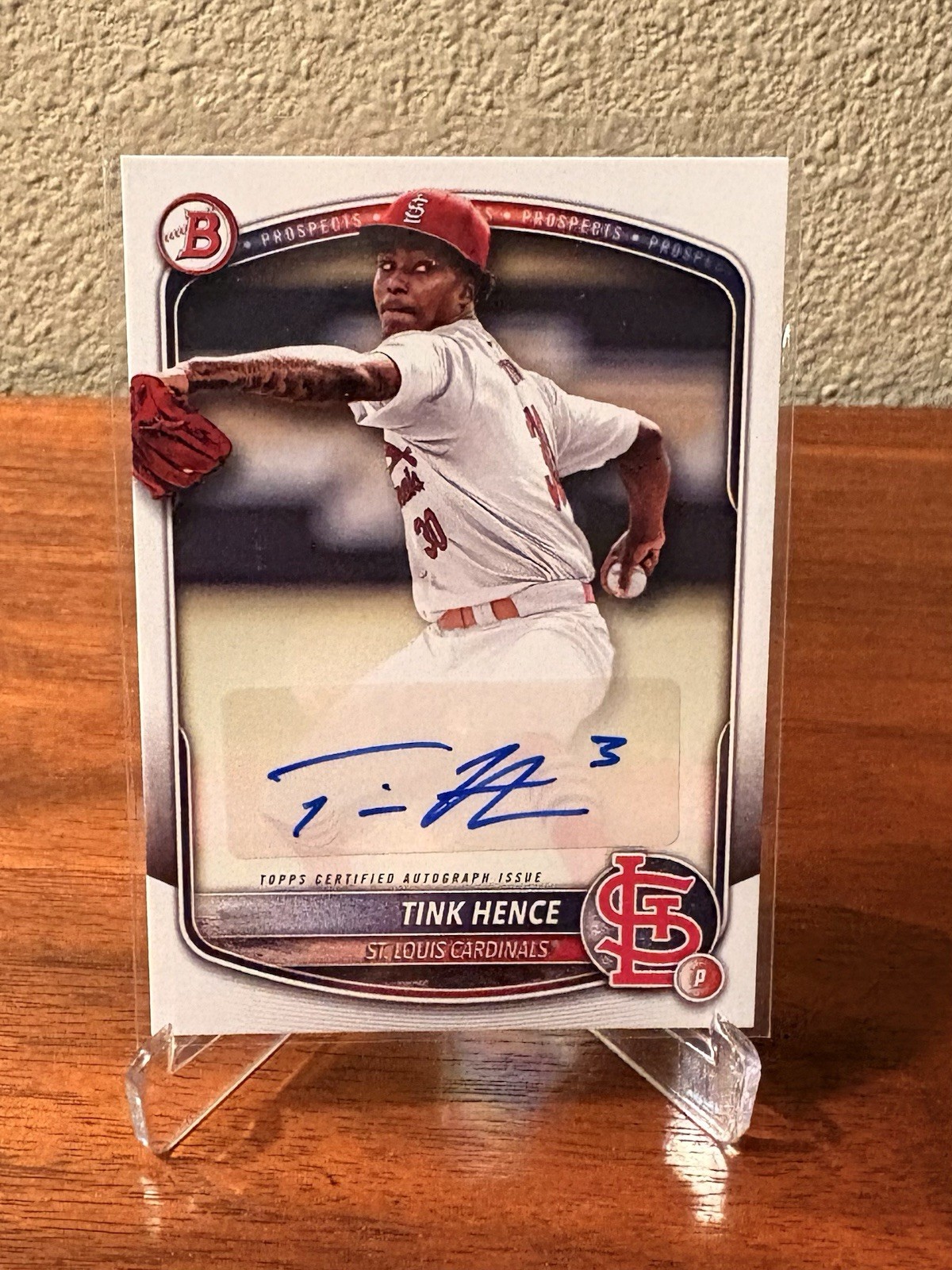 2025 Bowman Tink Hence Paper Auto - BPA-TH Cardinals