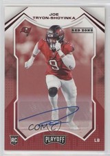 2021 Panini Playoff Rookies Red Zone Auto Joe Tryon-Shoyinka #256 Auto 11c7