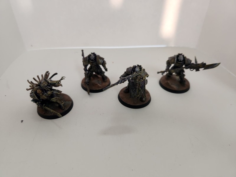 Warhammer 40000 40K Custodes Custodian Guard x4 Painted Good Cond 62026 A