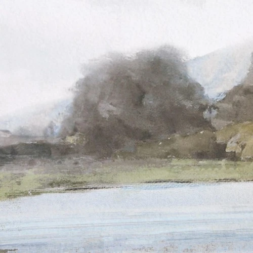 Uttermost 32443 Restful Vista-Awe 43.88 X 33.88 inch Landscape Art - Picture 4 of 6