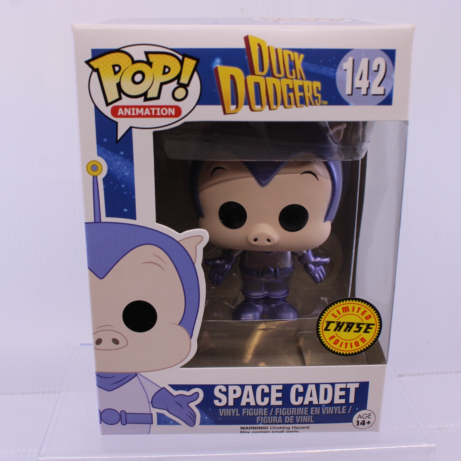 F5 Funko Pop Duck Dodgers Chase Vinyl Figure 142 Space Cadet