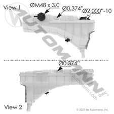 575.1023 - Coolant Reservoir Peterbilt AUTOMANN