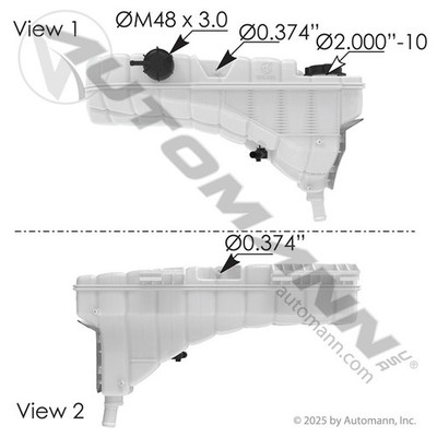 575.1023 - Coolant Reservoir Peterbilt AUTOMANN