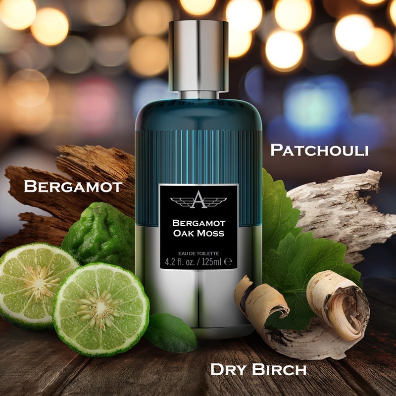 AUBUSSON Men's Bergamot Oak Moss Eau De Toilette Cologne - 4.2 Oz