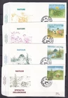 [LG79386] Belgium N°2572/2575FDC Flowers First Day Cover COB € 11,00 SUPERB
