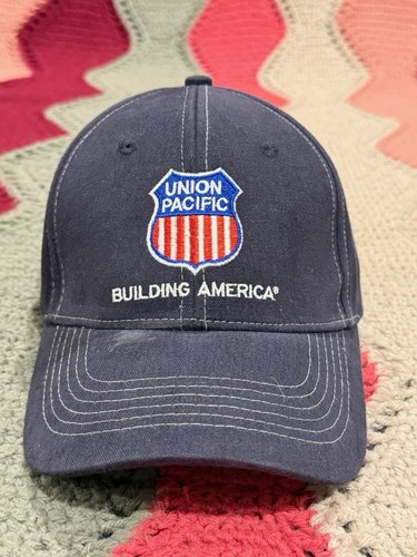 Union Pacific Hat Building America Mesh Strapback Dad Hat