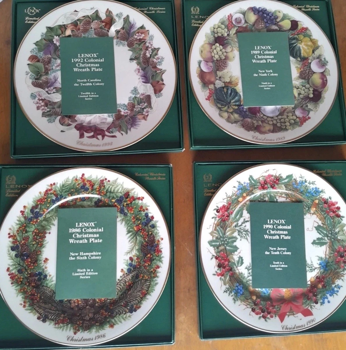 Lenox Christmas Plates In Lenox Collector Plates for sale | eBay