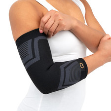 Powerknit Elbow Sleeve - Seamless Elbow Brace for Men  Women - Pain Relief for