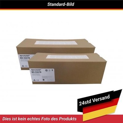 Sharp MX-C607P Toner Cartridge Black Pack Of 2