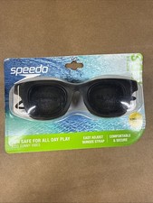 Speedo Sunglass Style Swim Goggles Black UV Protection 3-6 y Kids Sunny Vibes