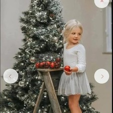 Well Dressed Wolf Twirl Skirt- NWT, size 7-8, Ivory, 