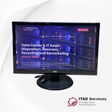 AOC E2450SWD 236LM00006 24" 60Hz FHD 1920x1080 - TESTED - WTIH STAND - C GRADE