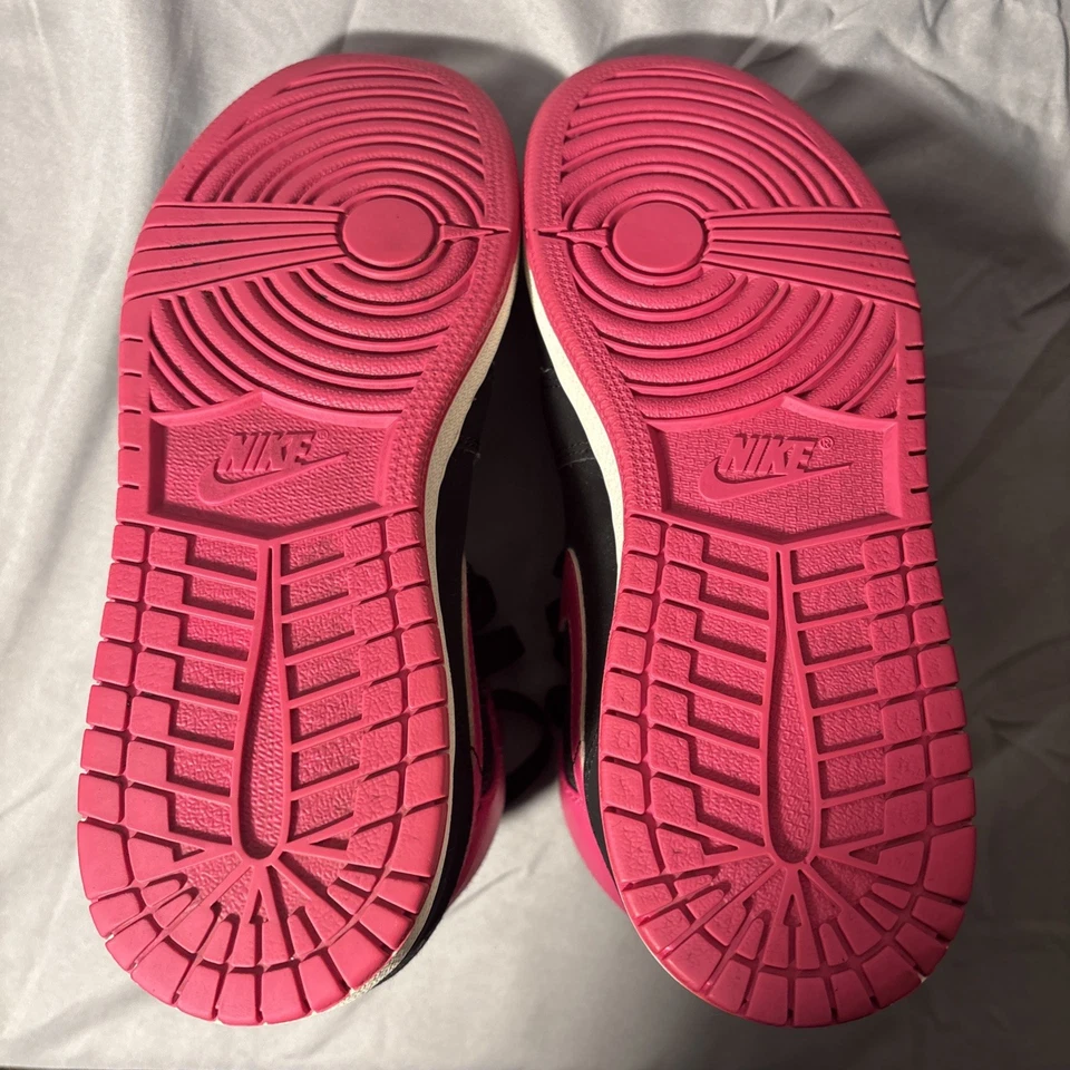 Nike Air Jordan 1 Retro Zapatillas Altas Negro Rosa Talla 5Y Foto 4 de 4