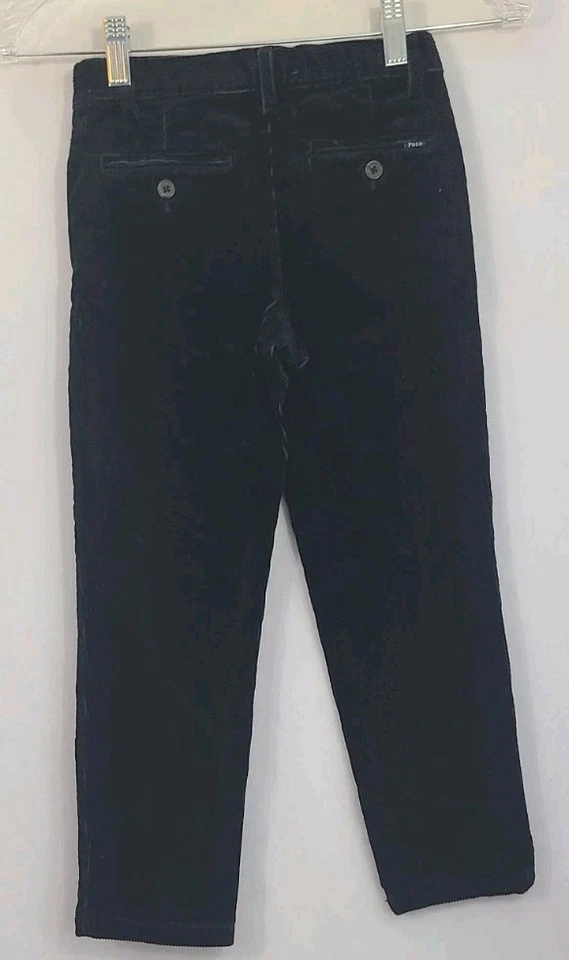 Новый с Ярлыками Polo Ralph Lauren мальчиков размер 6 черный вельветовые брюки брюки регулируемая талия - Изображение 2 из 4