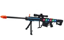 Barrett M82A1 Toy War Rifle for Boys with Lights Sound and Vibration 107cm