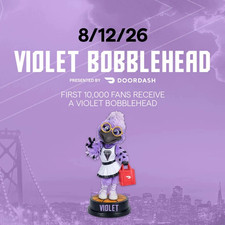 Golden State Valkyries 2026 Violet Mascot SGA...