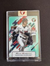 2025 Topps Pristine - Kyle Manzardo #37 Aqua Refractor /199