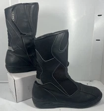 SIDI ON ROAD BOOTS VWAY/NER STIVALI WAY RAIN SIZE M 9.5 EUR 43 COLOR BLACK