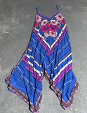 Flying Tomato Handkerchief Dress Womens Small Floral Boho Hippie Colorful