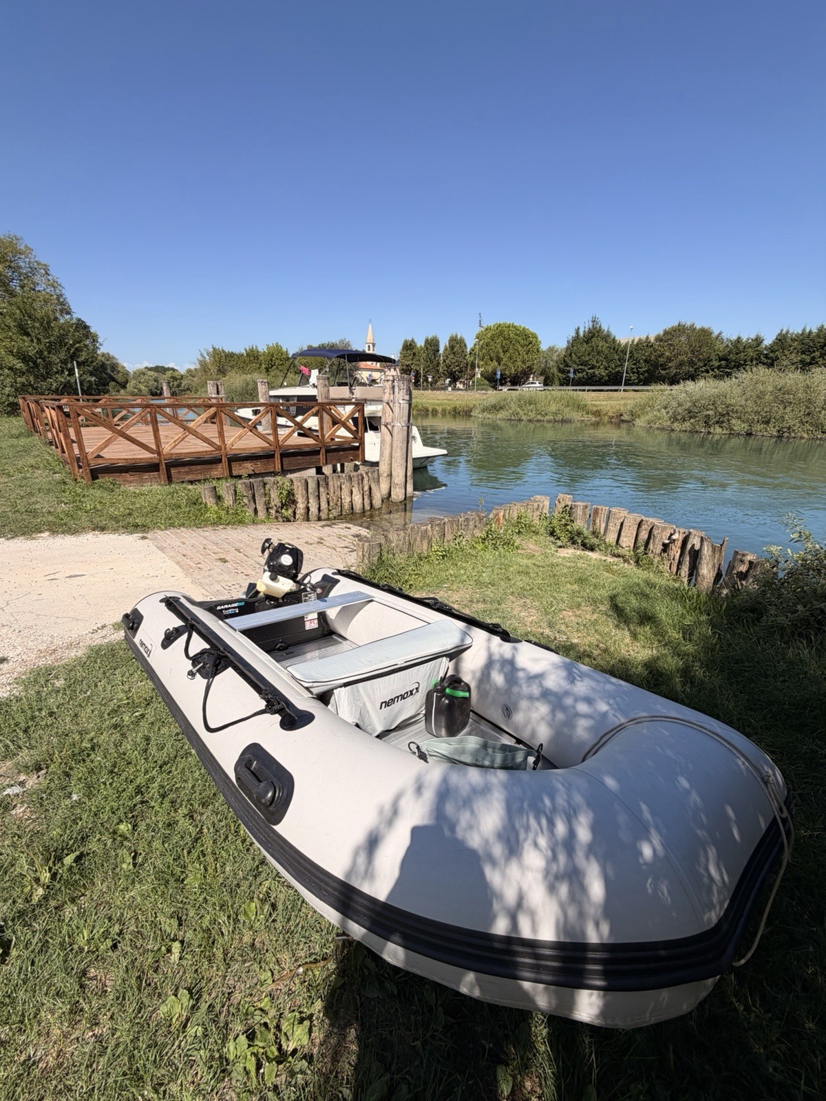 Nemax gommone gonfiabile con motore fuoribordo Ozeam 2,5 HP
