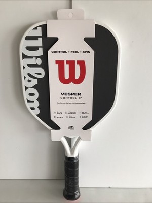 New Wilson 2025 pickle ball paddle Vesper Control 17